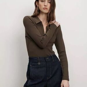 Veronica Beard Kearney Long Sleeve with Collar